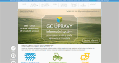 Desktop Screenshot of gcupravy.cz